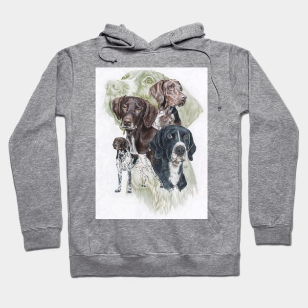 German Short-haired Pointer Hoodie by BarbBarcikKeith